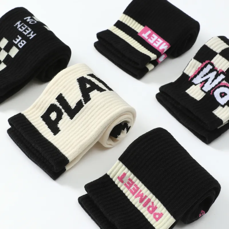 Primeet Mid Calf Socks Unisex 5 Pack-2