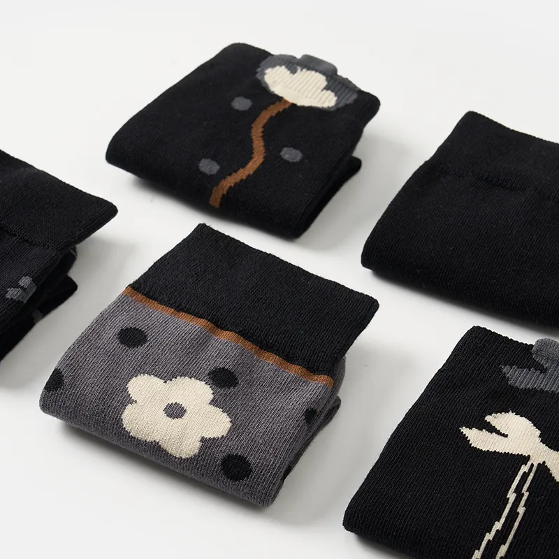 Primeet Mid Calf Socks Women's 5 Pack-2