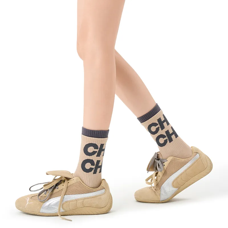 Primeet Mid Calf Socks Fall Unisex 5 Pack-31