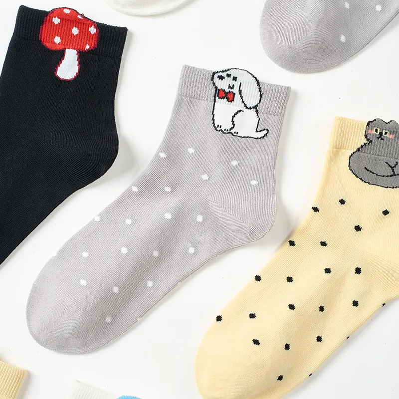 Primeet Ankle Socks Women's 5 Pack-27