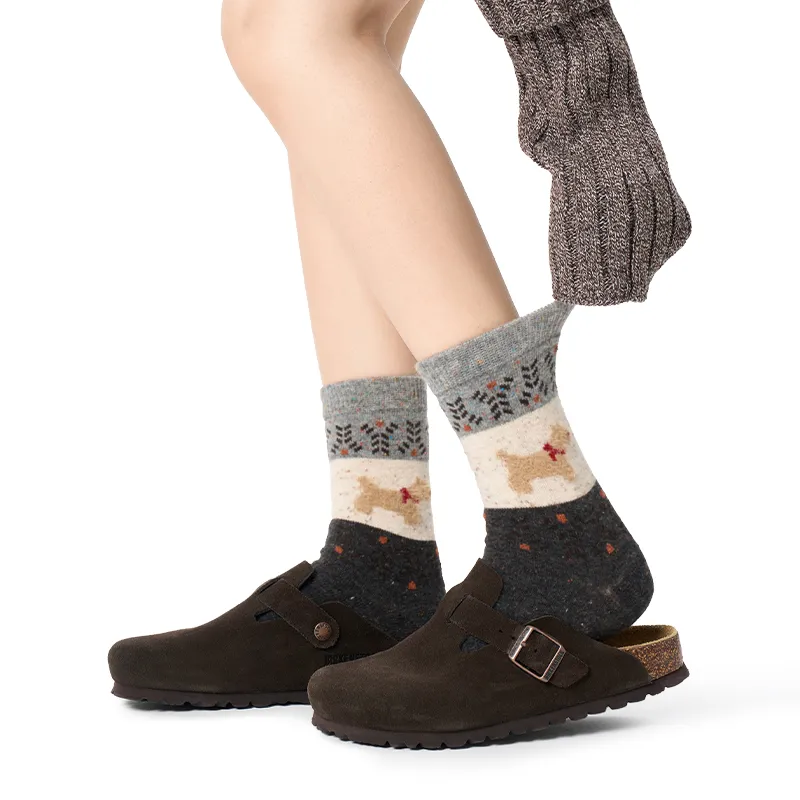 Primeet Mid Calf Socks Women's 4 Pack-6