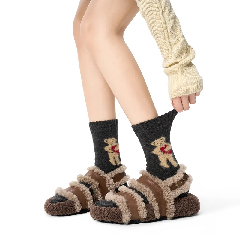 Primeet Mid Calf Socks Women's Combo Set-1