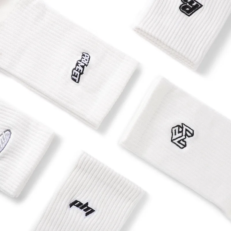 Primeet Mid Calf Socks Spring And Summer Unisex 5 Pack-9