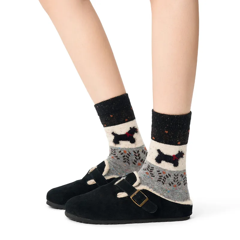 Primeet Mid Calf Socks Women's 4 Pack-9