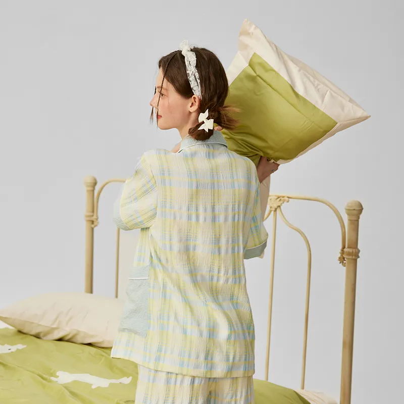 Primeet Pajama Set Women's Green-1