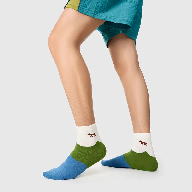 Primeet Mid Calf Socks Men's 5 Pack-1