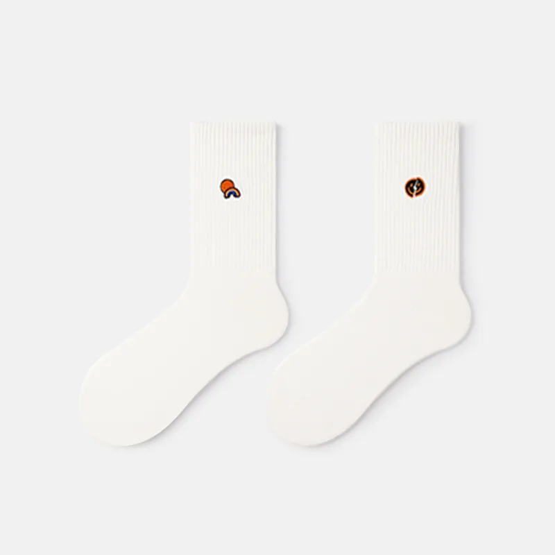 Primeet Mid Calf Socks Unisex 5 Pack-13