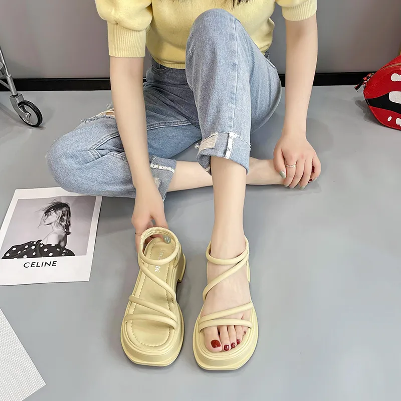 Zomila One Strap Sandals 5.5CM Women's-12