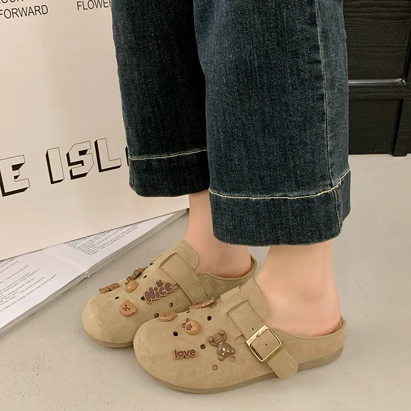 Zomila Abrasion Resistant Closed Toe Slippers Women's-11
