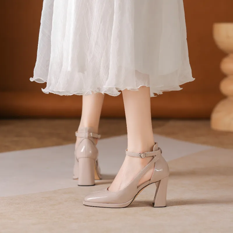 Zomila Chunky Heel High Heels Women's-13