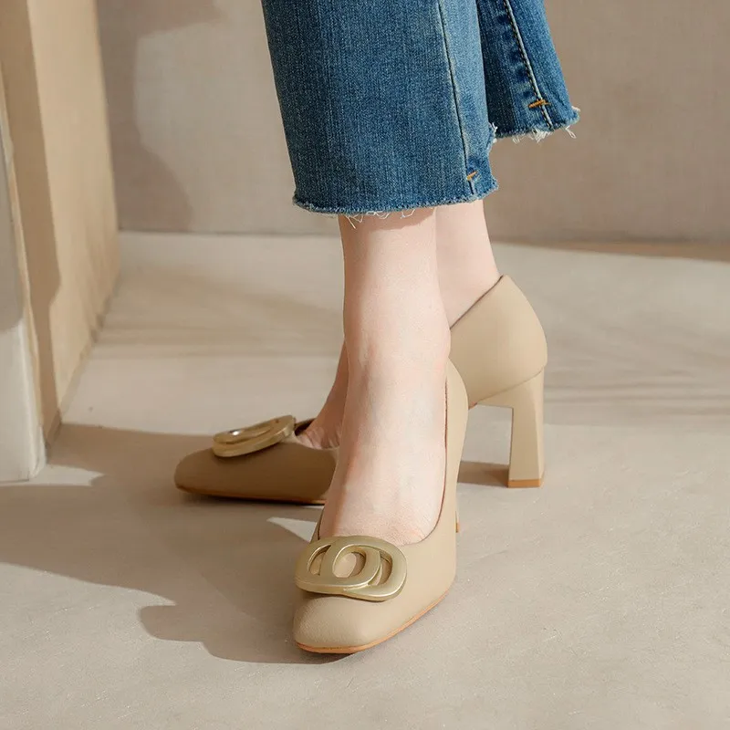 Zomila Chunky Heel High Heels Women's-4