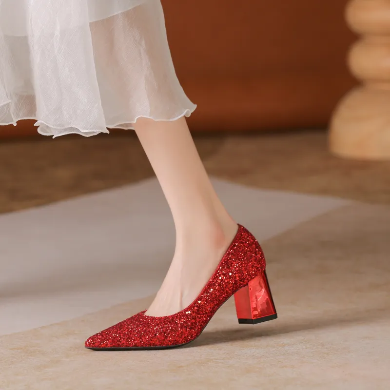 Zomila Chunky Heel High Heels Women's-22