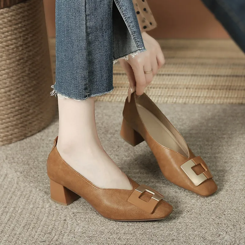 Zomila Chunky Heel High Heels Women's-11
