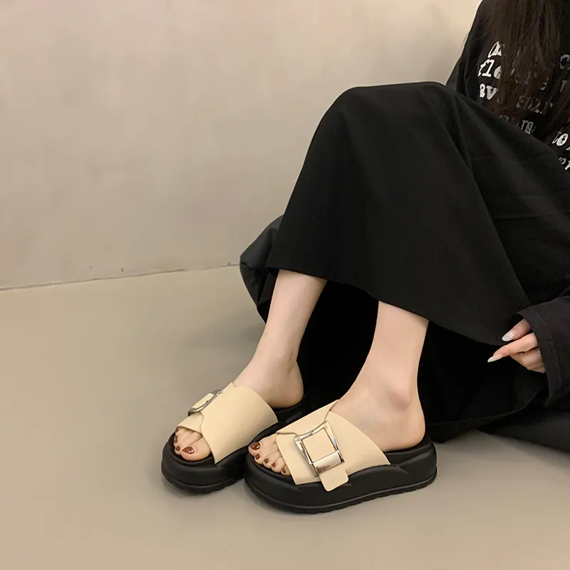 Zomila Rubber Sole Metal Slip Resistant Slide Slippers Women's-1