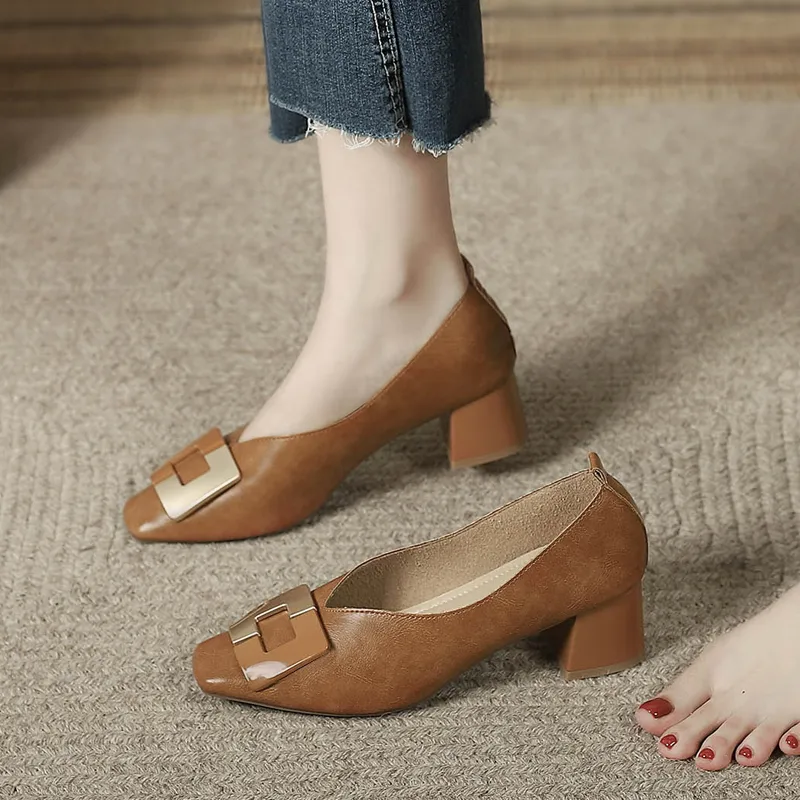 Zomila Chunky Heel High Heels Women's-12