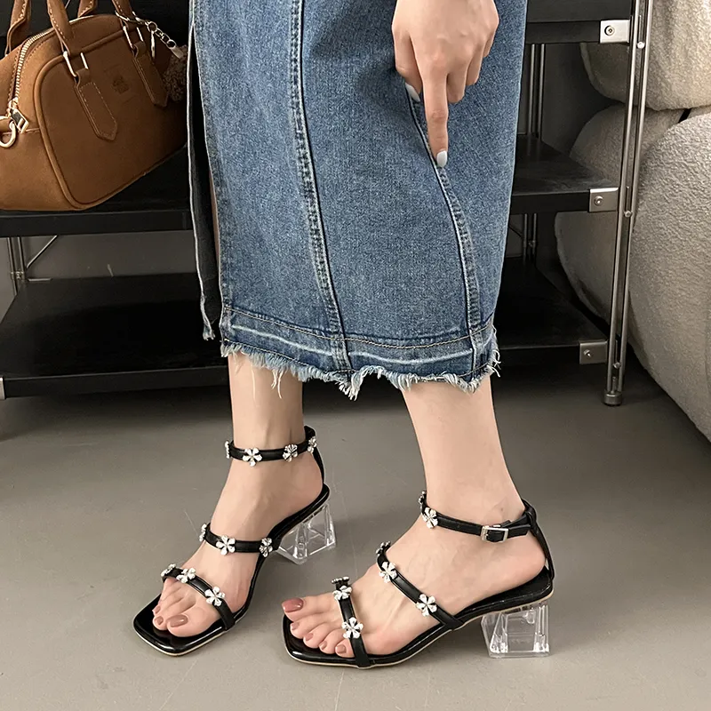 Zomila One Strap Sandals 6.5CM Women's-9