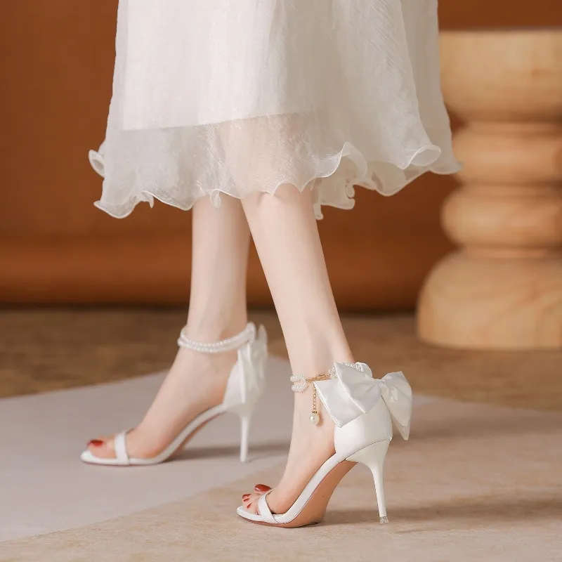 Zomila One Strap Sandals Women's White-2