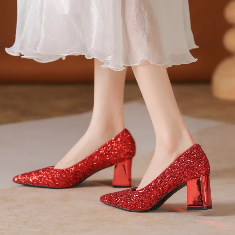 Zomila Chunky Heel High Heels Women's-20