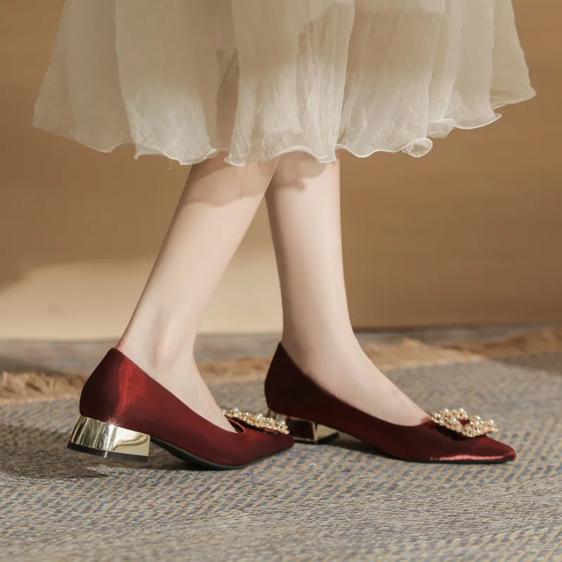 Zomila Chunky Heel High Heels Women's-2