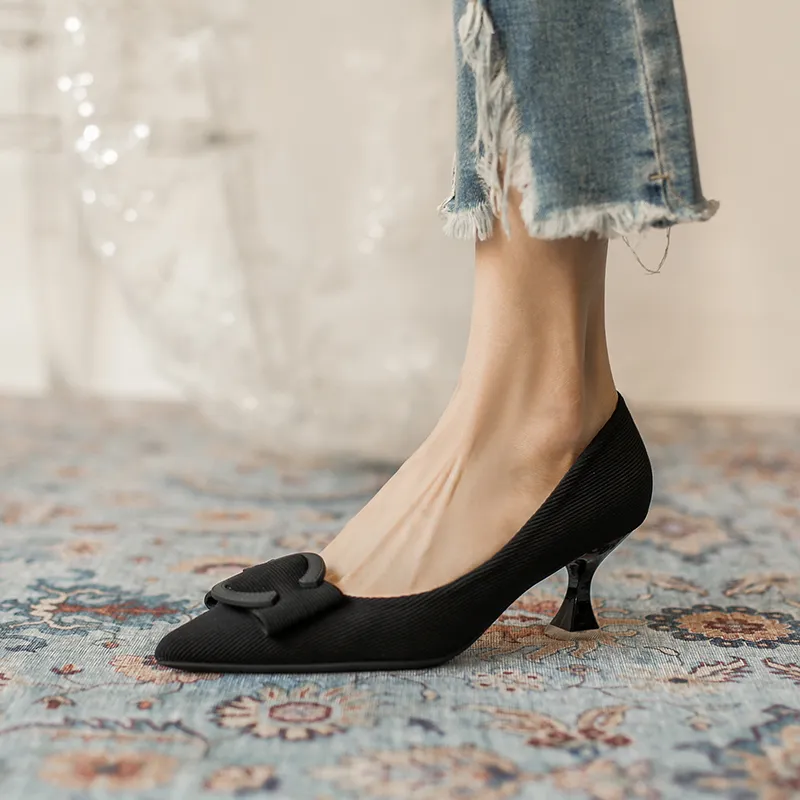 Zomila Flared Heel High Heels 5cm Women's-3