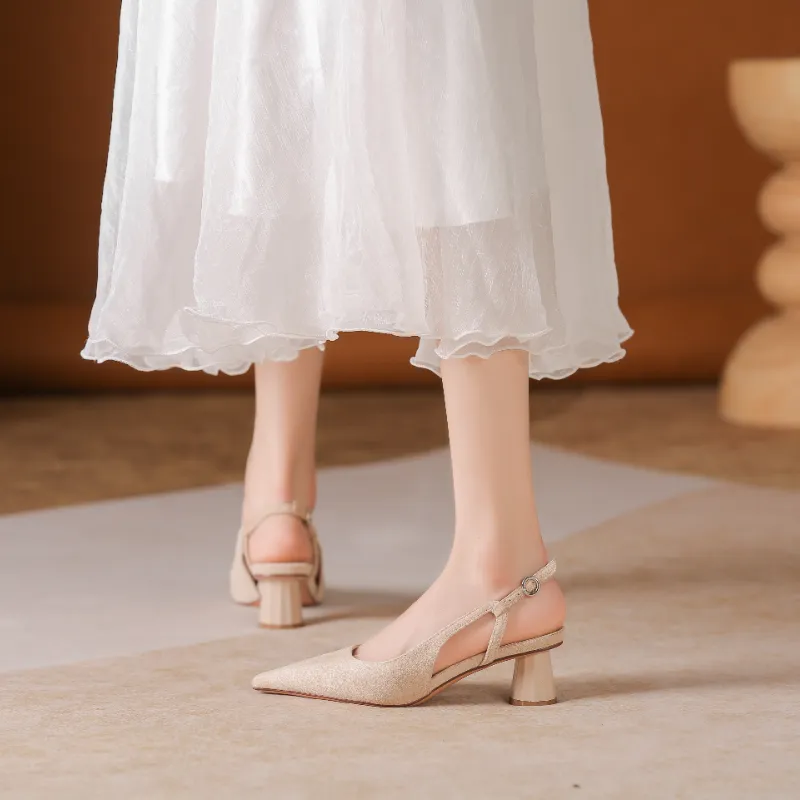 Zomila Chunky Heel High Heels Women's-2