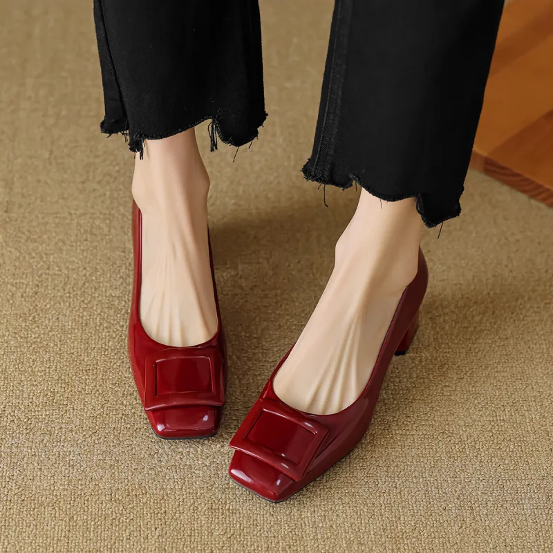 Zomila Chunky Heel High Heels 5cm Women's-1