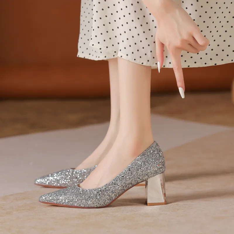 Zomila Chunky Heel High Heels Women's-7