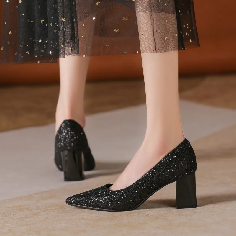 Zomila Chunky Heel High Heels Women's-16