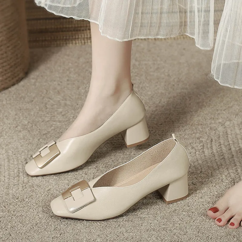 Zomila Chunky Heel High Heels Women's-2