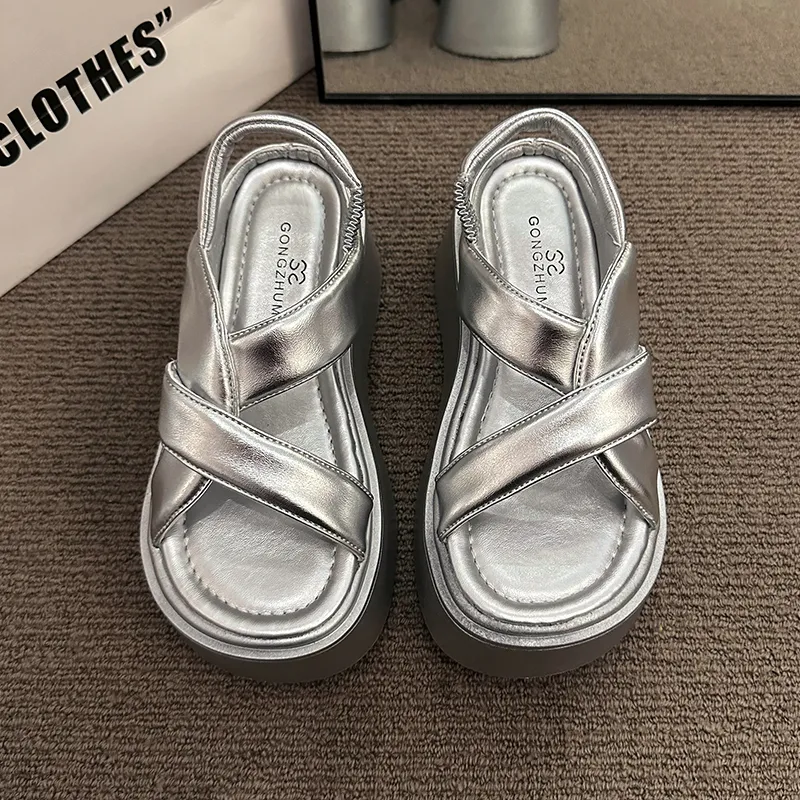 Zomila One Strap Sandals 5CM Women's-5