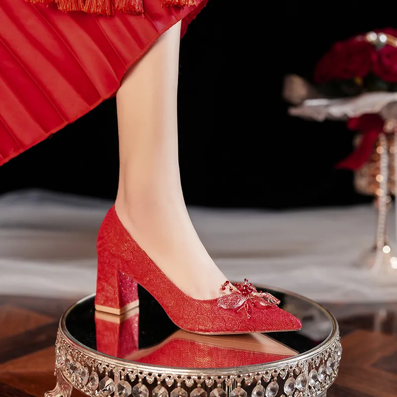 Zomila High Heels Women's Red-3