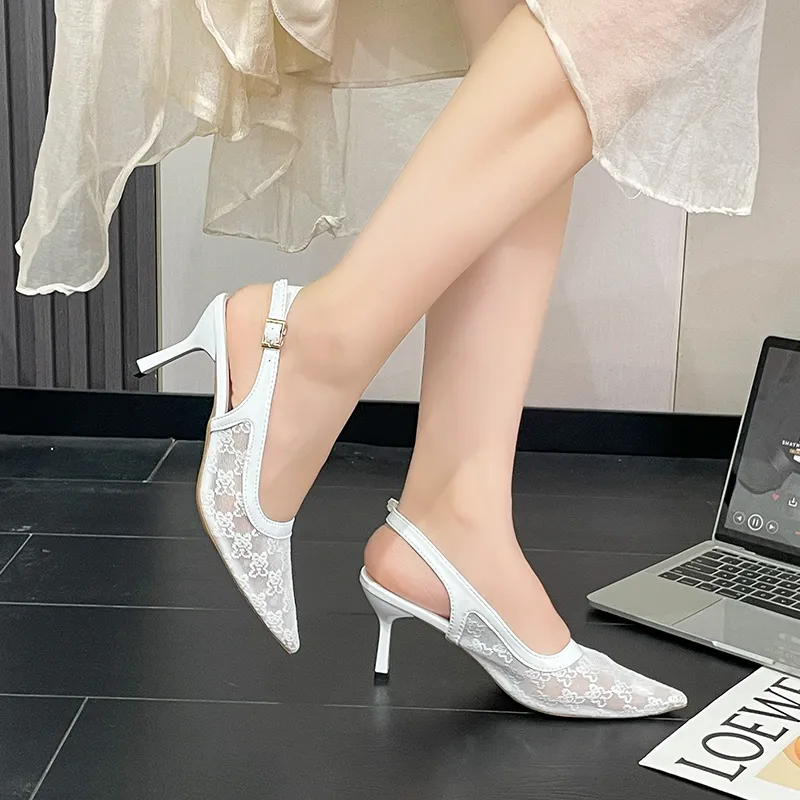 Zomila Chunky Heel High Heels Women's Ecru-1