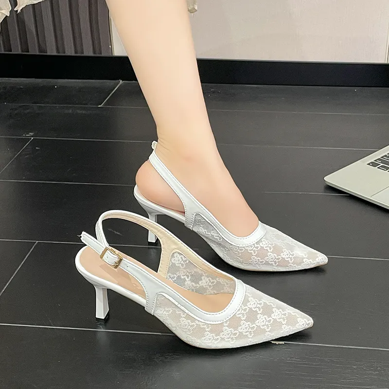 Zomila Chunky Heel High Heels Women's Ecru-4