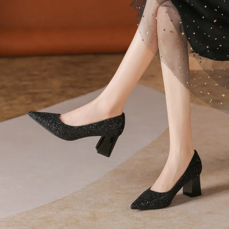 Zomila Chunky Heel High Heels Women's-12