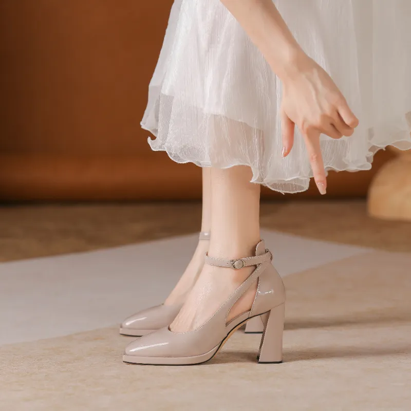 Zomila Chunky Heel High Heels Women's-11