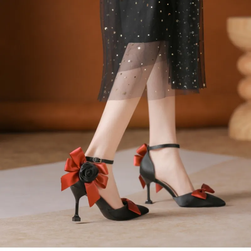 Zomila Slim Heel High Heels Women's Black-2