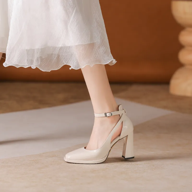 Zomila Chunky Heel High Heels Women's-8