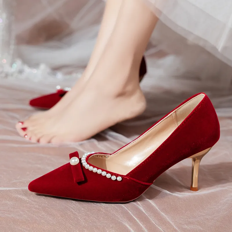 Zomila High Heels Women's Red-2
