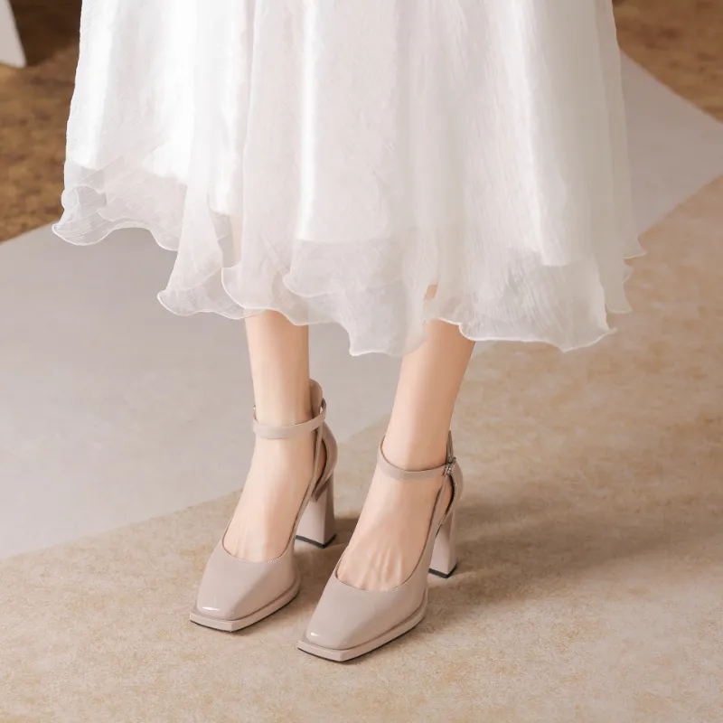 Zomila Chunky Heel High Heels Women's-10