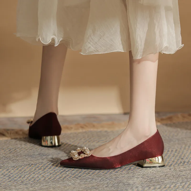Zomila Chunky Heel High Heels Women's-1