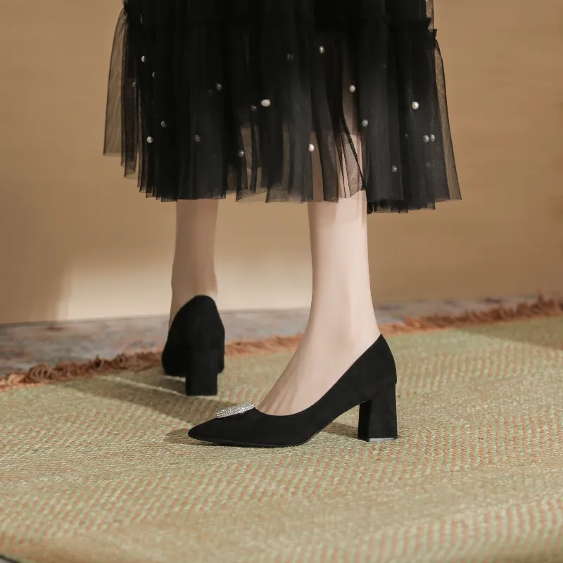 Zomila Chunky Heel High Heels Women's-7