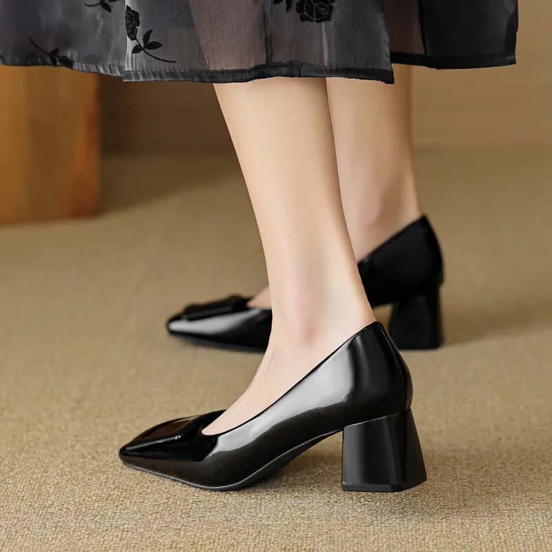 Zomila Chunky Heel High Heels 5cm Women's-11