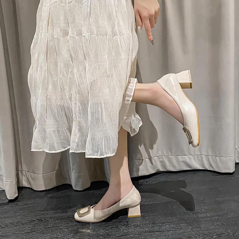 Zomila Casual Single Shoes 4.5cm Women's-4