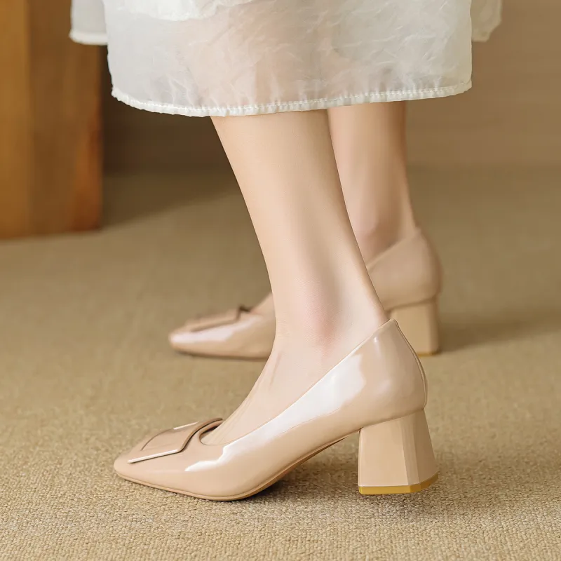 Zomila Chunky Heel High Heels 5cm Women's-20