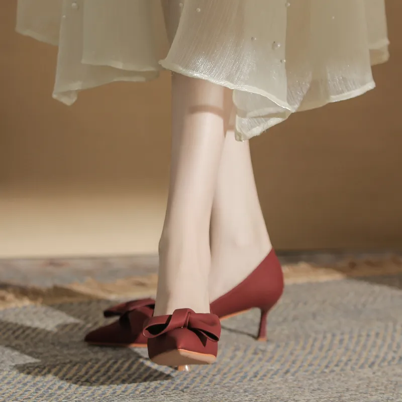 Zomila High Heels Women's Burgundy-1
