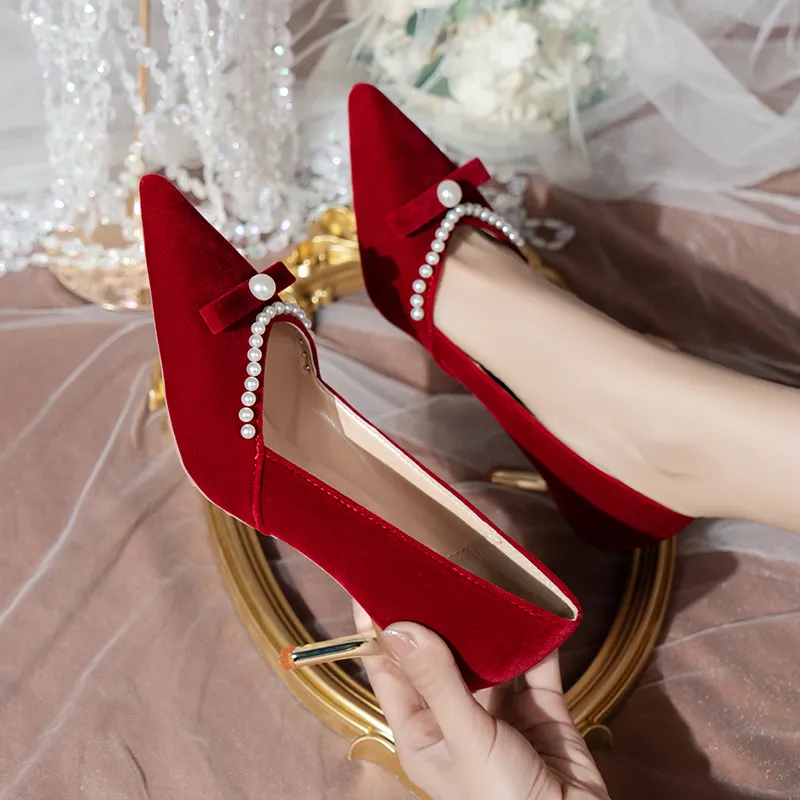 Zomila High Heels Women's Red-1