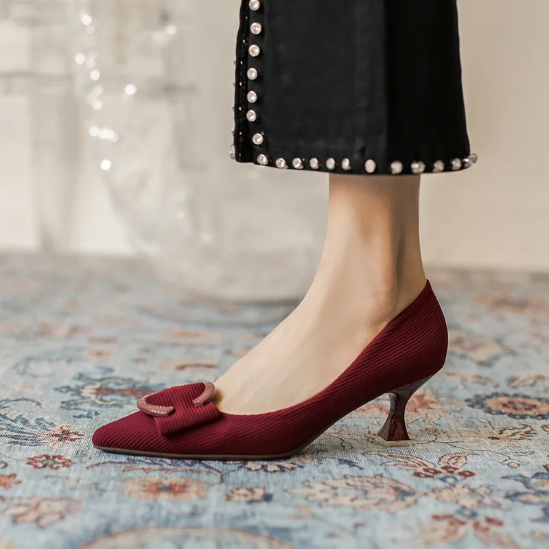 Zomila Flared Heel High Heels 5cm Women's-9