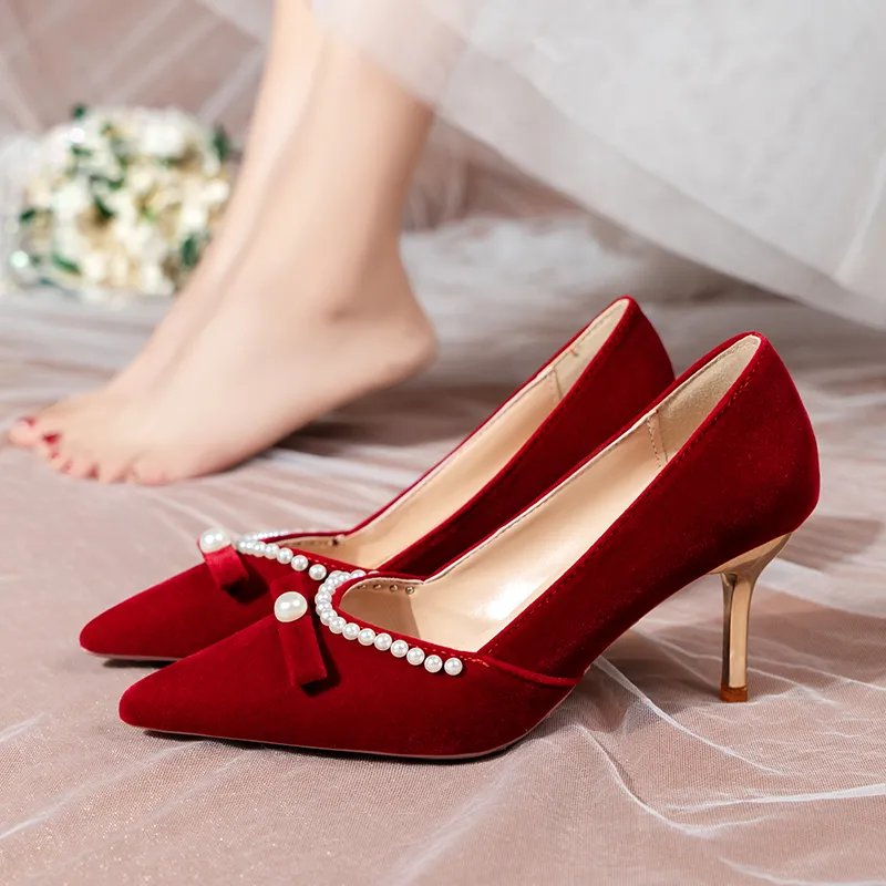 Zomila High Heels Women's Red-5