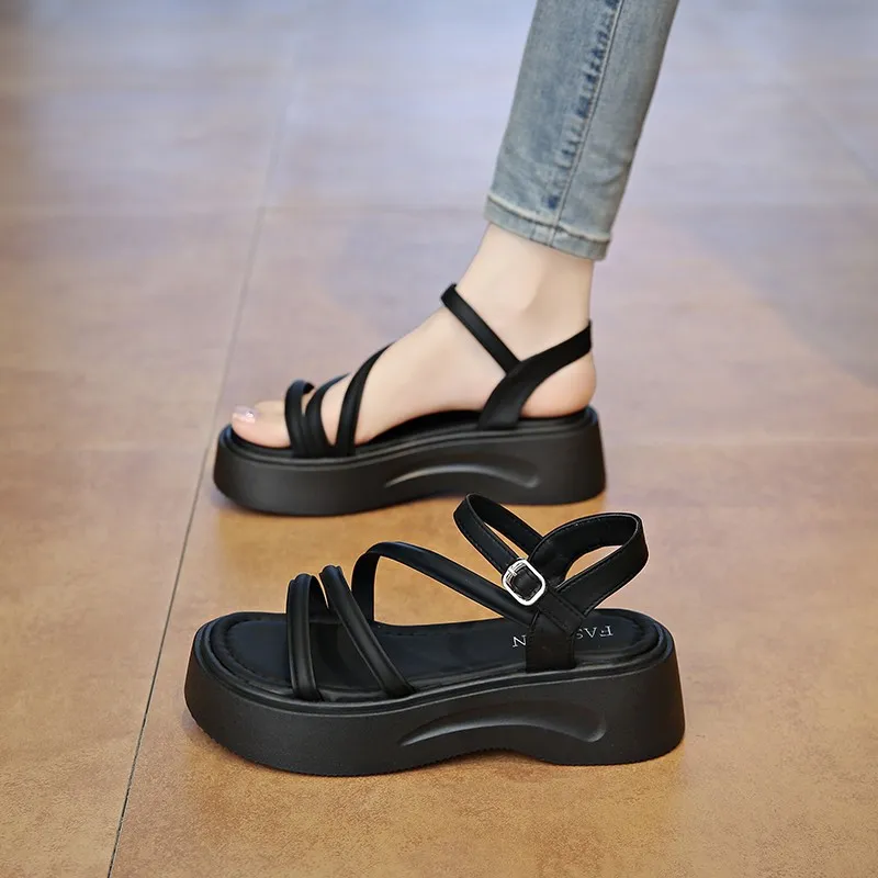 Zomila One Strap Sandals 5.5CM Women's-5