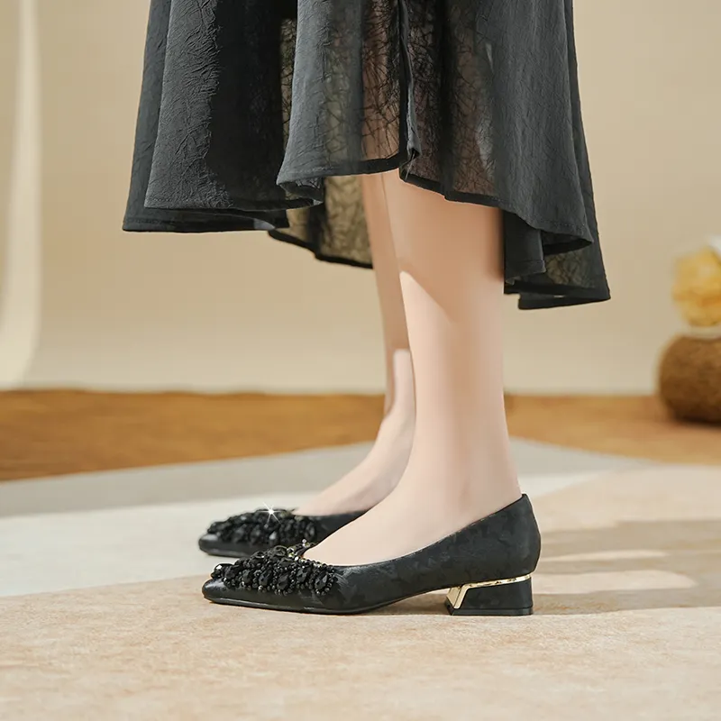 Zomila Chunky Heel High Heels Women's-4